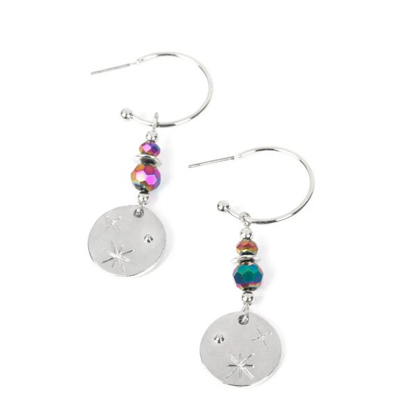 Paparazzi Jewelry - Stunning Supernova & Artificial Starlight Necklace & Earring - Picture 5 of 10